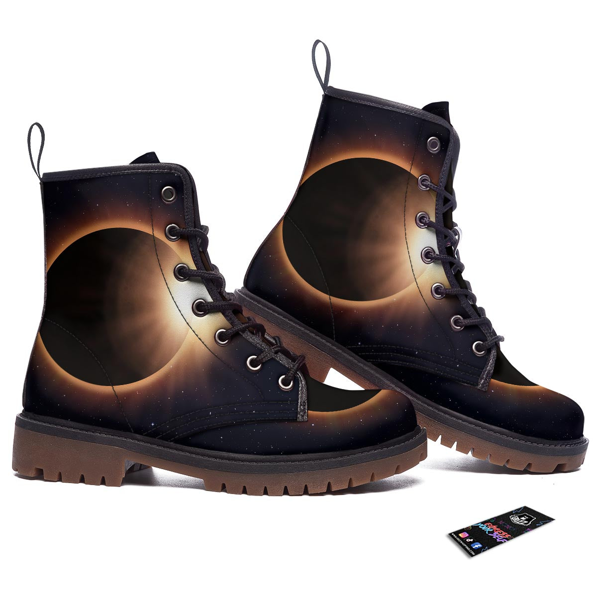 Eclipse Total Solar Print Work Boots-grizzshop