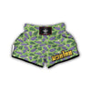 Eggplant Cute Pattern Print Muay Thai Boxing Shorts-grizzshop