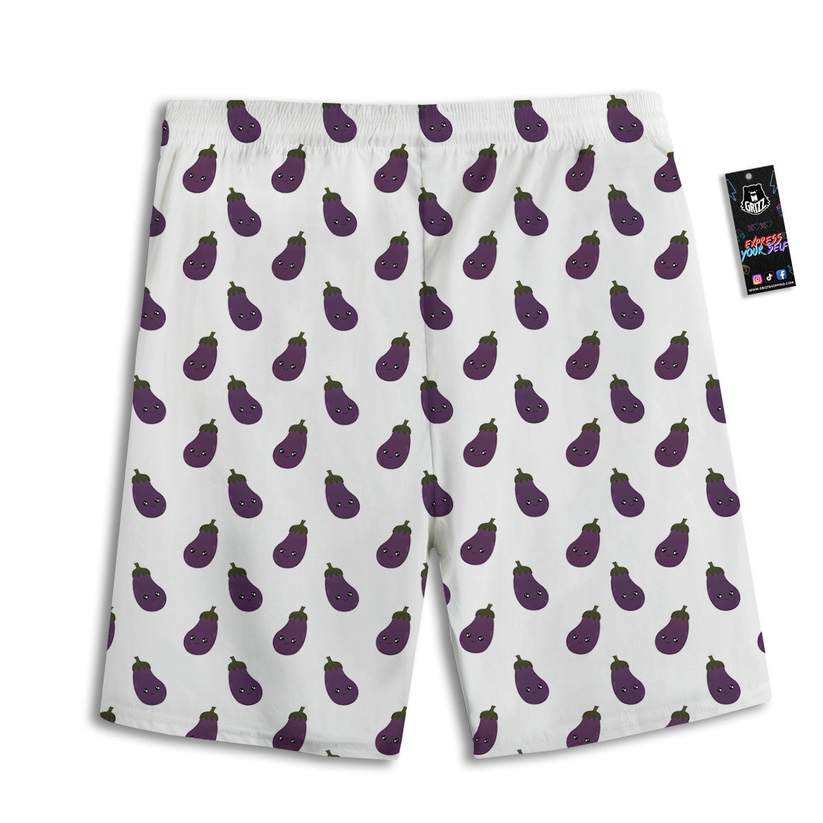 Equipment Motorcycle Print Pattern Men's Athletic Shorts
