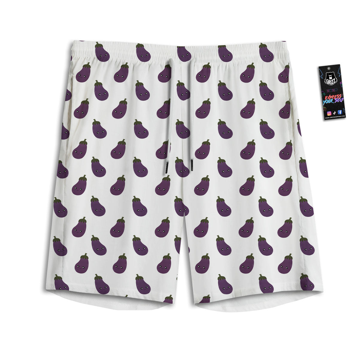 Equipment Motorcycle Print Pattern Men's Athletic Shorts