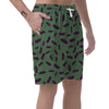 Eggplant Pattern Print Men's Shorts-grizzshop