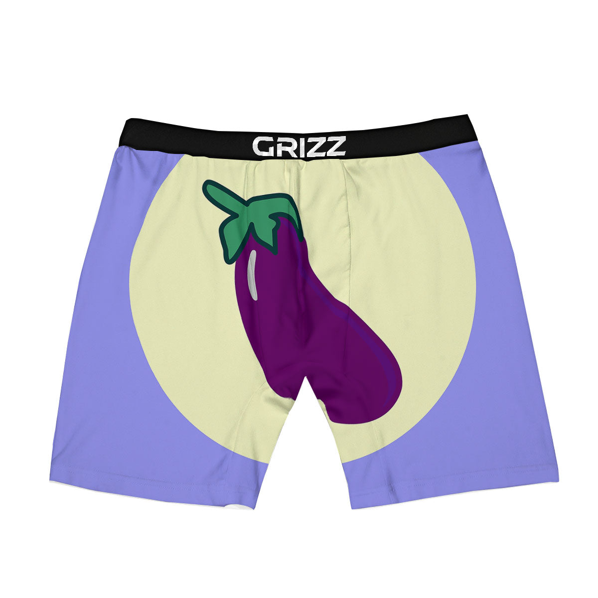 Eggplant Print Boxer Briefs-grizzshop