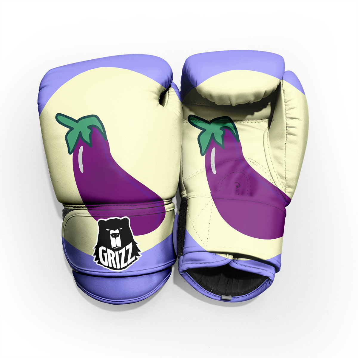 Eggplant Print Pro Boxing Glove