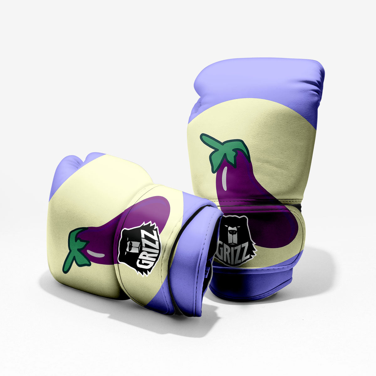 Eggplant Print Pro Boxing Glove