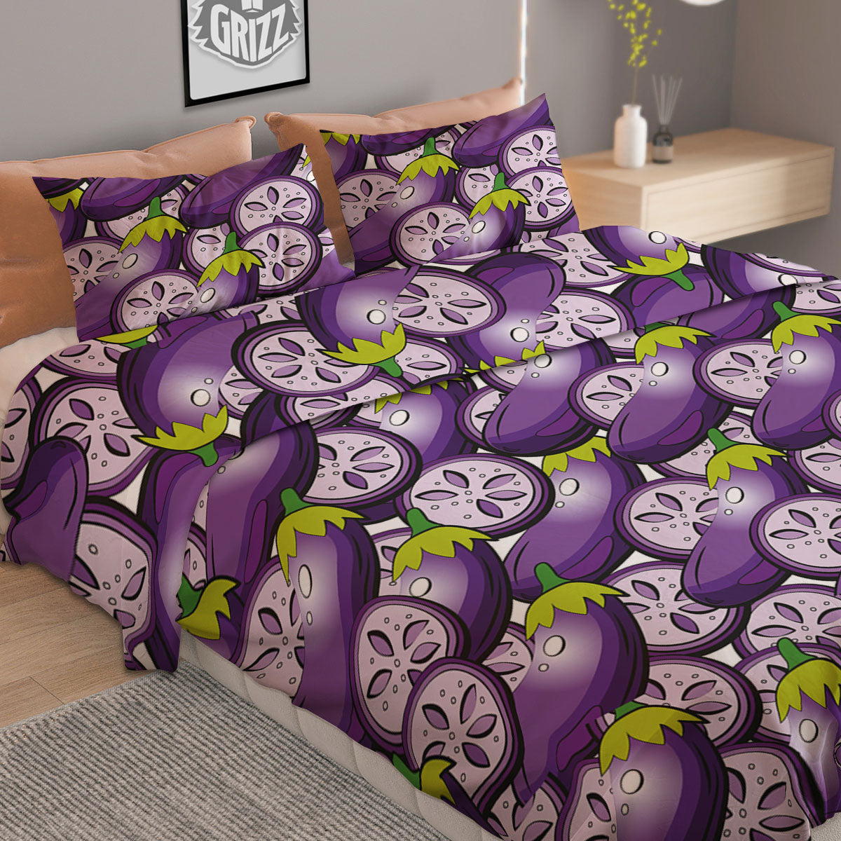 Dragon Traditional Chinese Print Pattern Duvet Cover Bedding Set