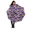 Eggplant Purple Print Pattern Umbrella-grizzshop