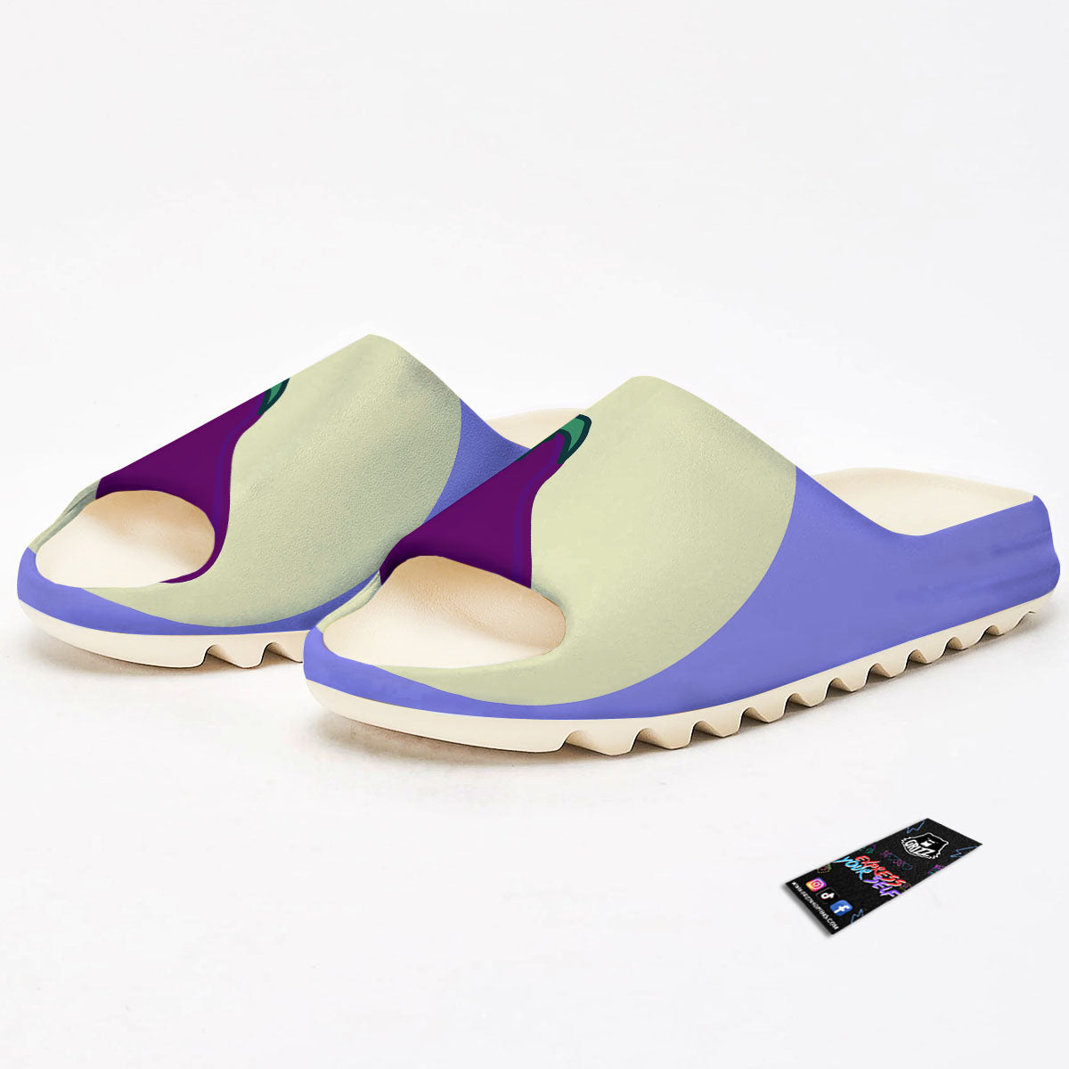 Eggplant Print Sandals-grizzshop