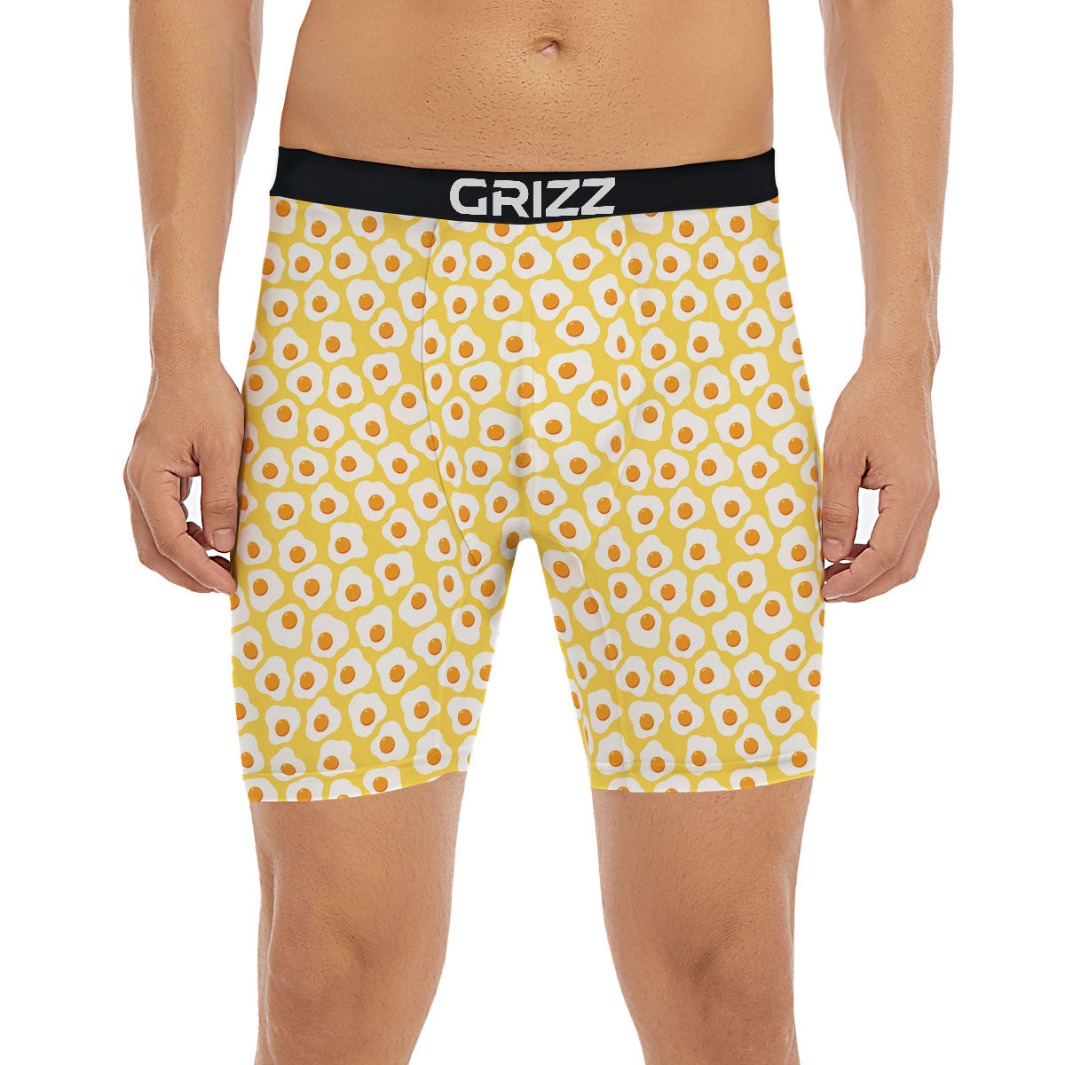 Eggs Print Pattern Boxer Briefs-grizzshop