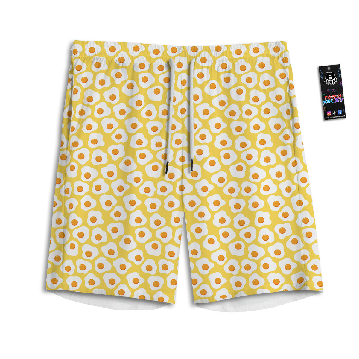 Ethnic Kente Print Pattern Men's Athletic Shorts