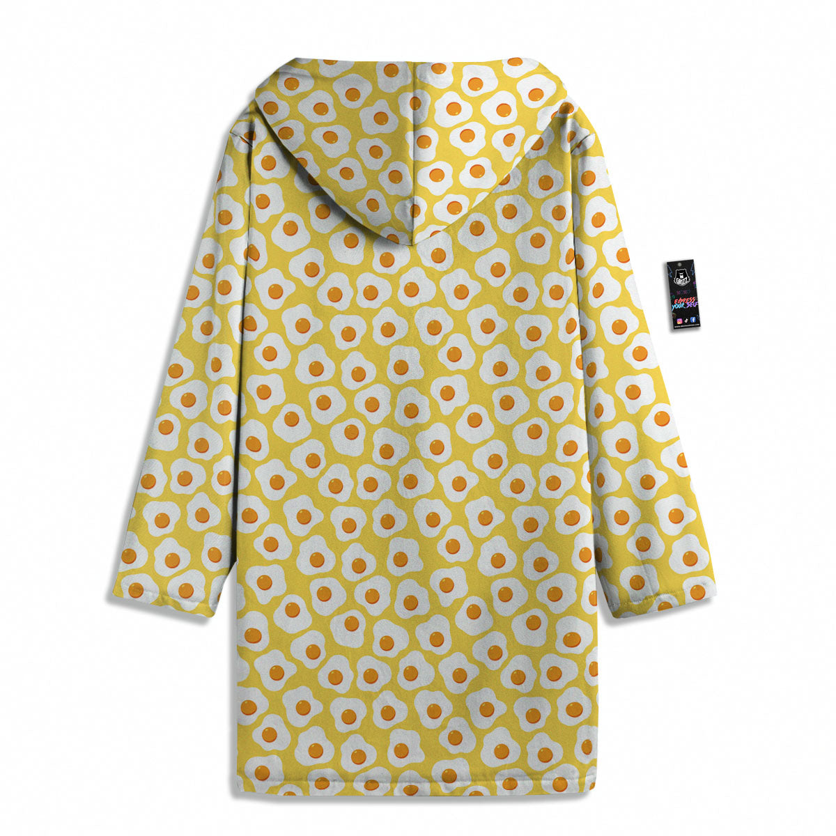 Eggs Print Pattern Men's Windbreaker Jacket-grizzshop