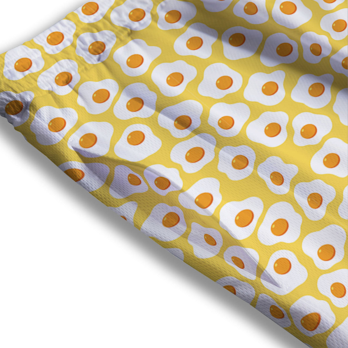 Eggs Print Pattern Mesh Shorts