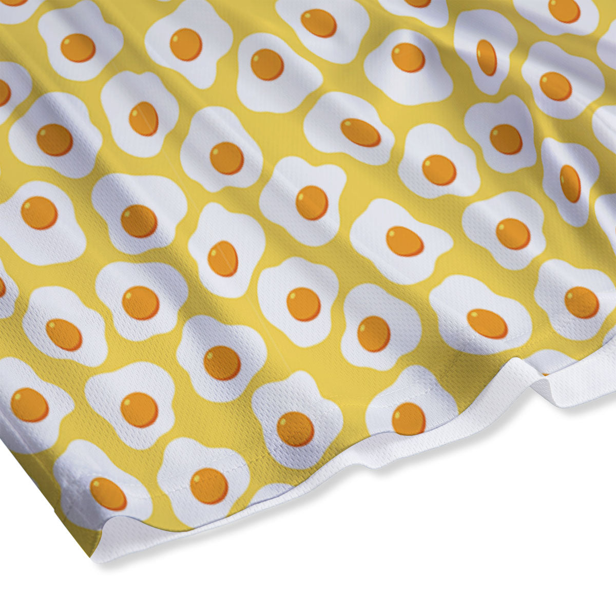 Eggs Print Pattern Mesh Shorts