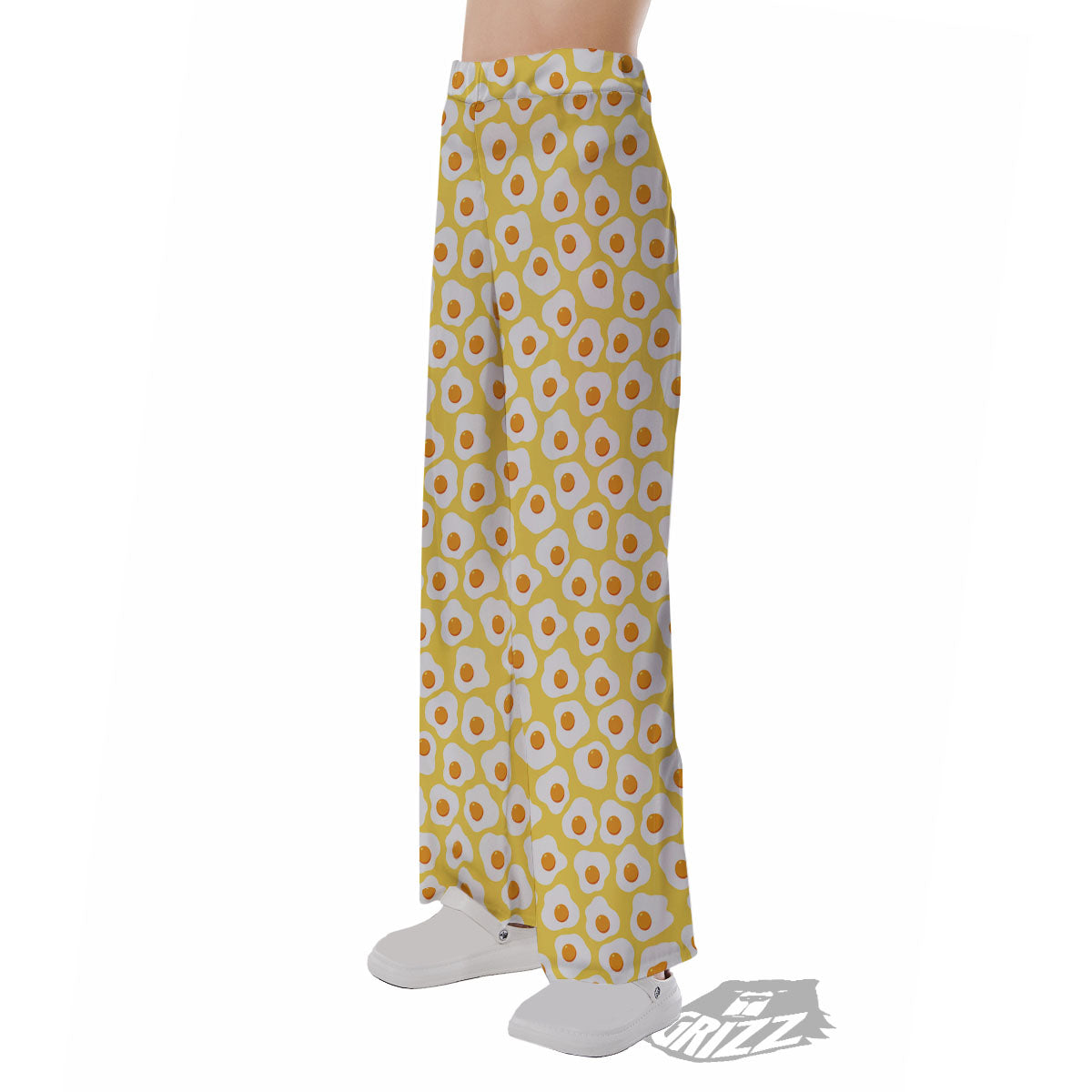 Eggs Print Pattern Pajama Pants-grizzshop