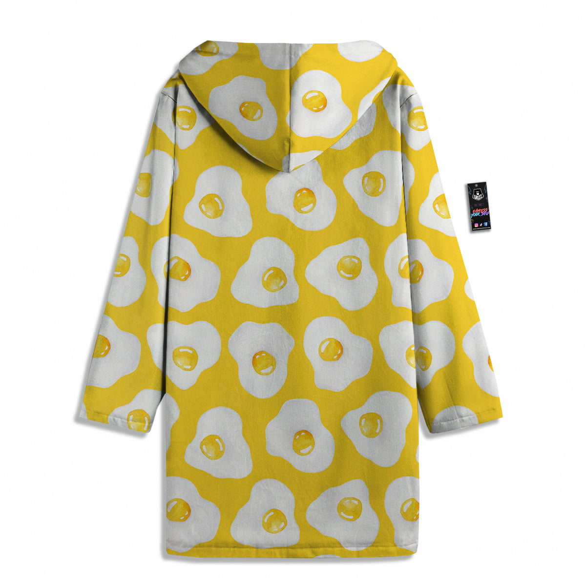 Eggs Yellow Print Pattern Men's Windbreaker Jacket-grizzshop