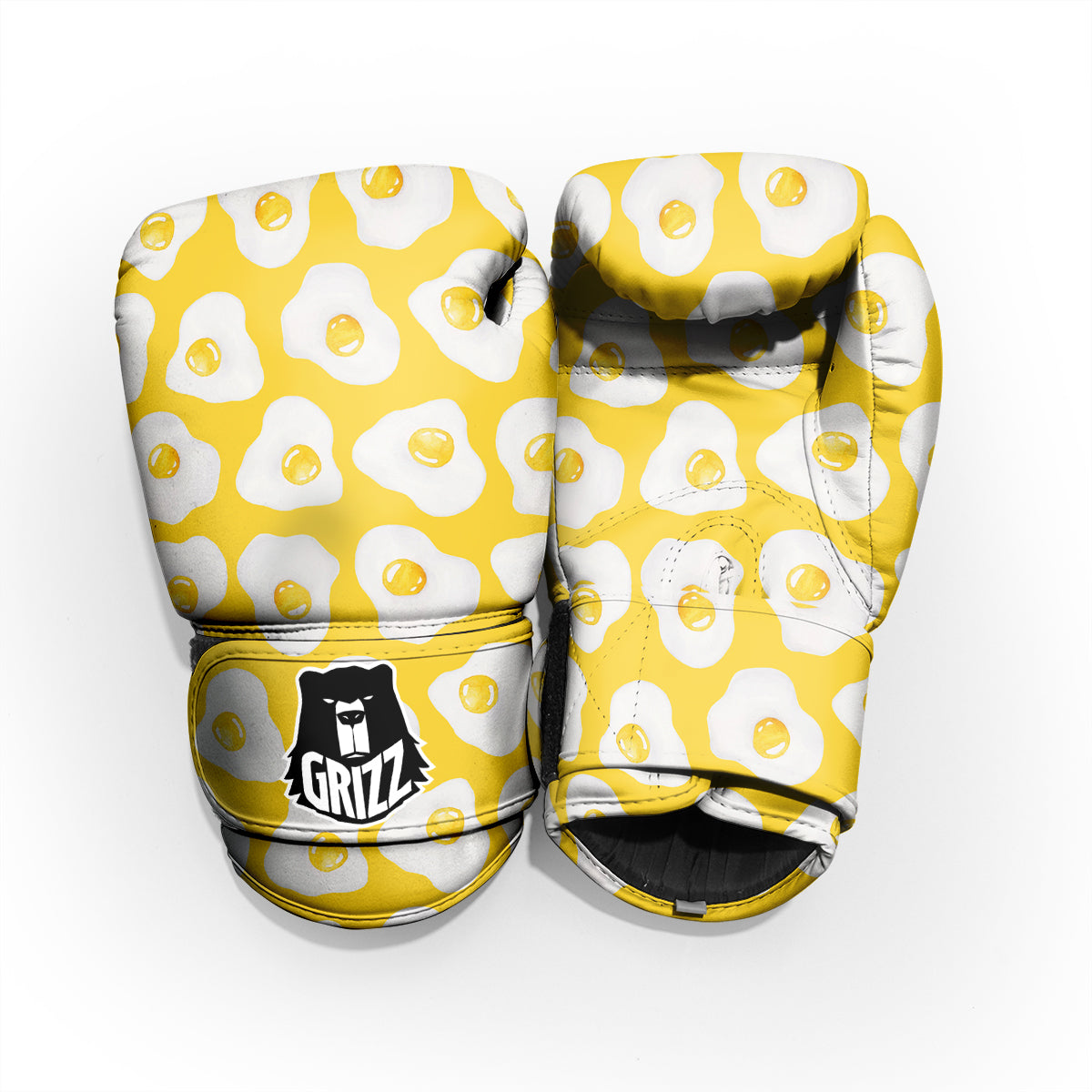 Eggs Yellow Print Pattern Pro Boxing Glove