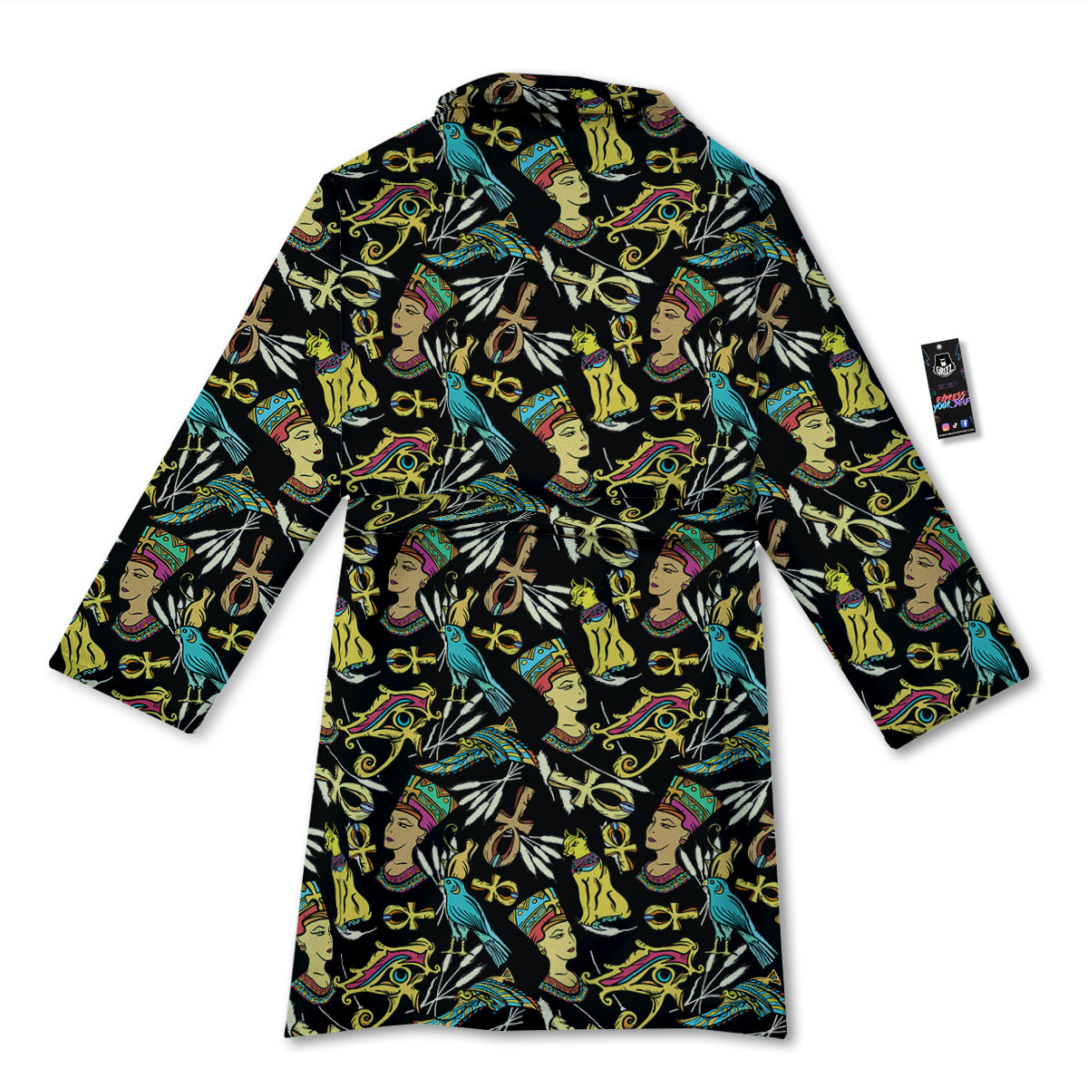 Egypt Ancient Print Pattern Bathrobe-grizzshop