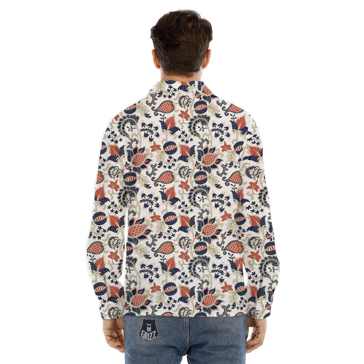 Egypt Ancient Print Pattern Men's Dress Shirts-grizzshop