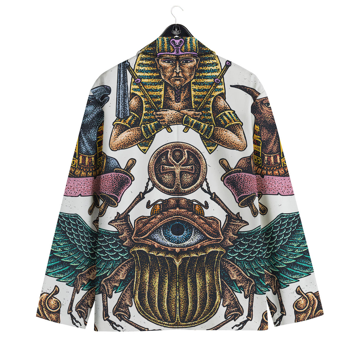 Egypt Hand Drawn Print Men's Sport Coat-grizzshop