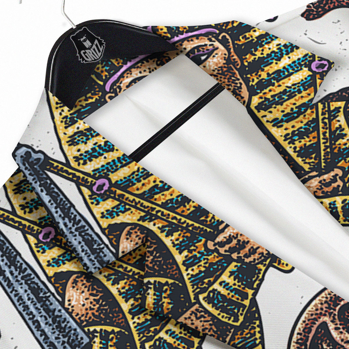 Egypt Hand Drawn Print Men's Sport Coat-grizzshop