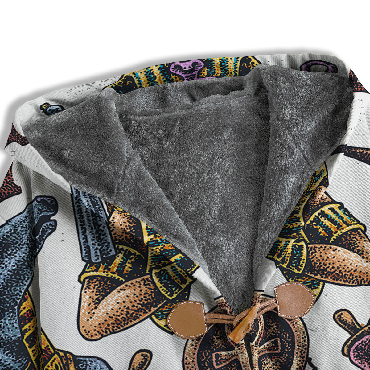 Egypt Hand Drawn Print Men's Windbreaker Jacket-grizzshop