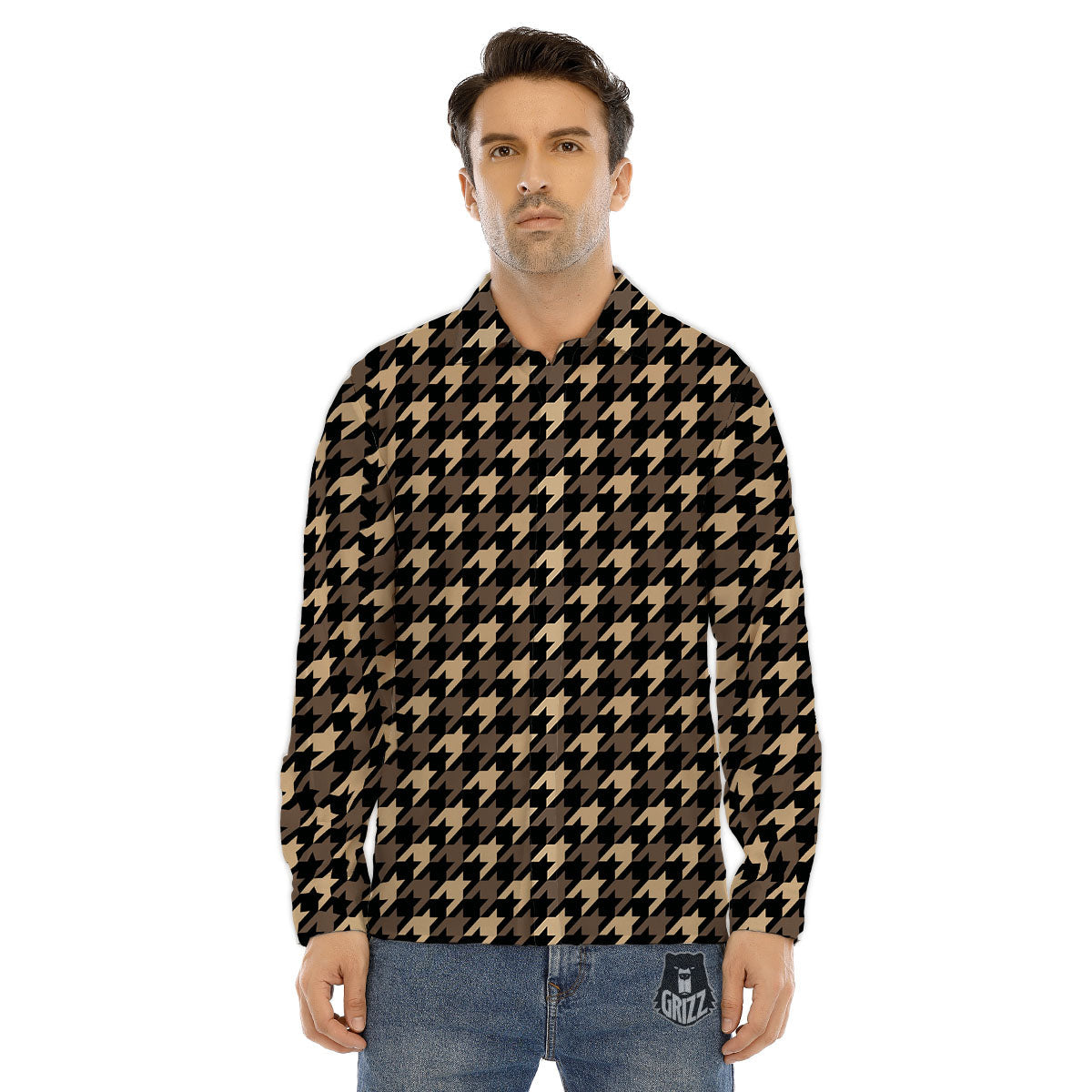 Egypt Religion Symbols Print Pattern Men's Dress Shirts-grizzshop