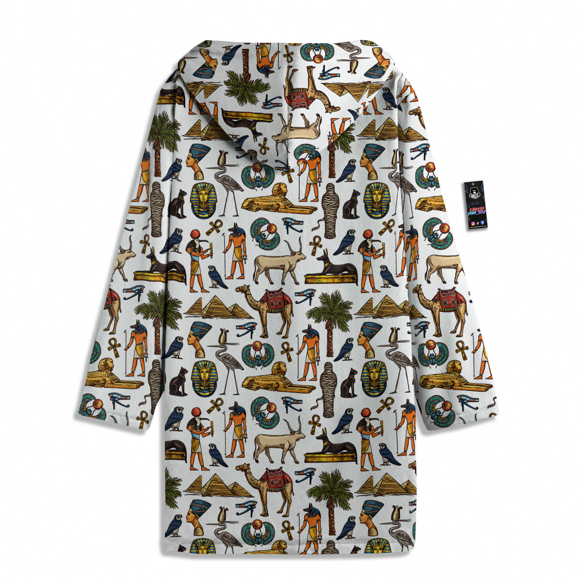 Egypt Religion Symbols Print Pattern Men's Windbreaker Jacket-grizzshop