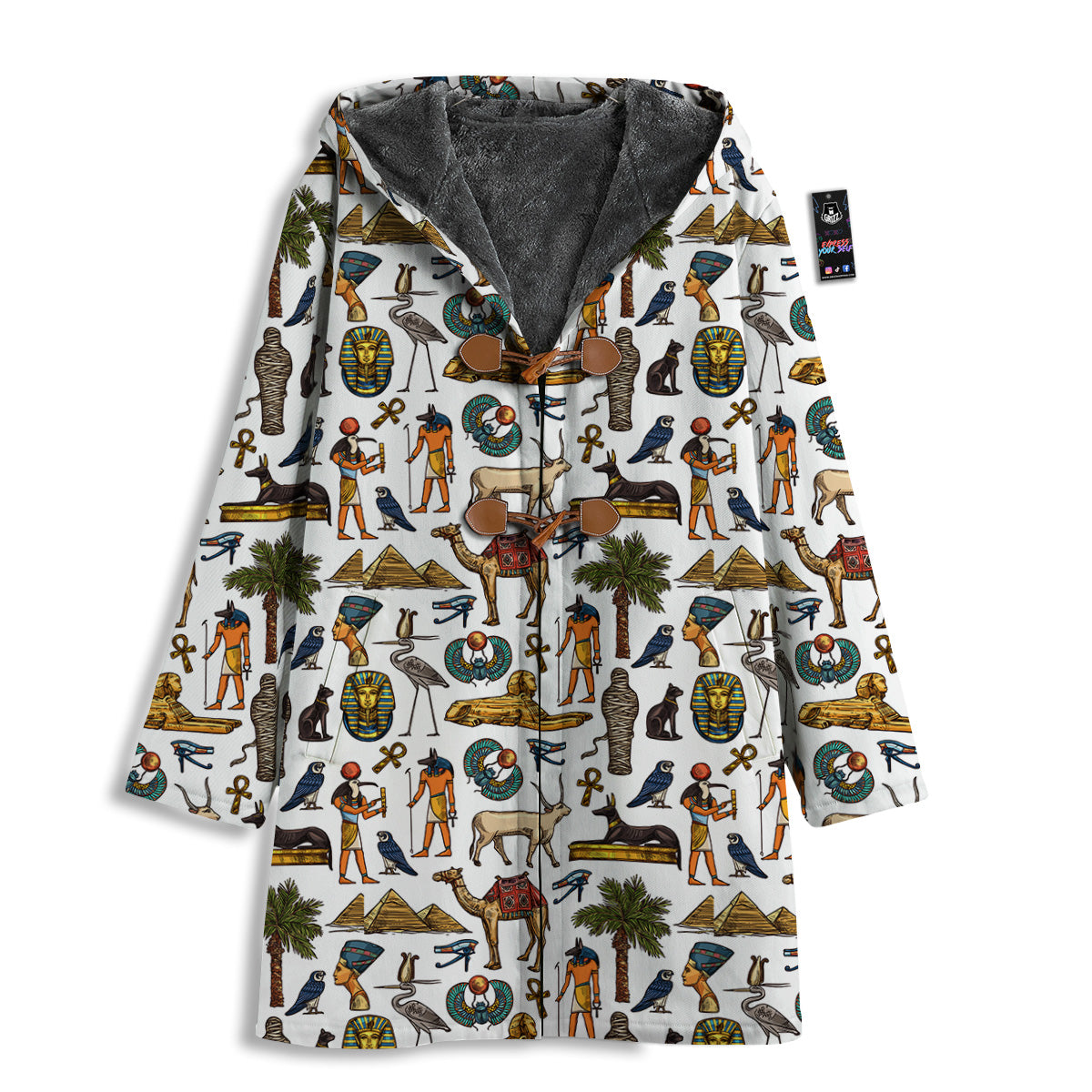 Egypt Religion Symbols Print Pattern Men's Windbreaker Jacket-grizzshop