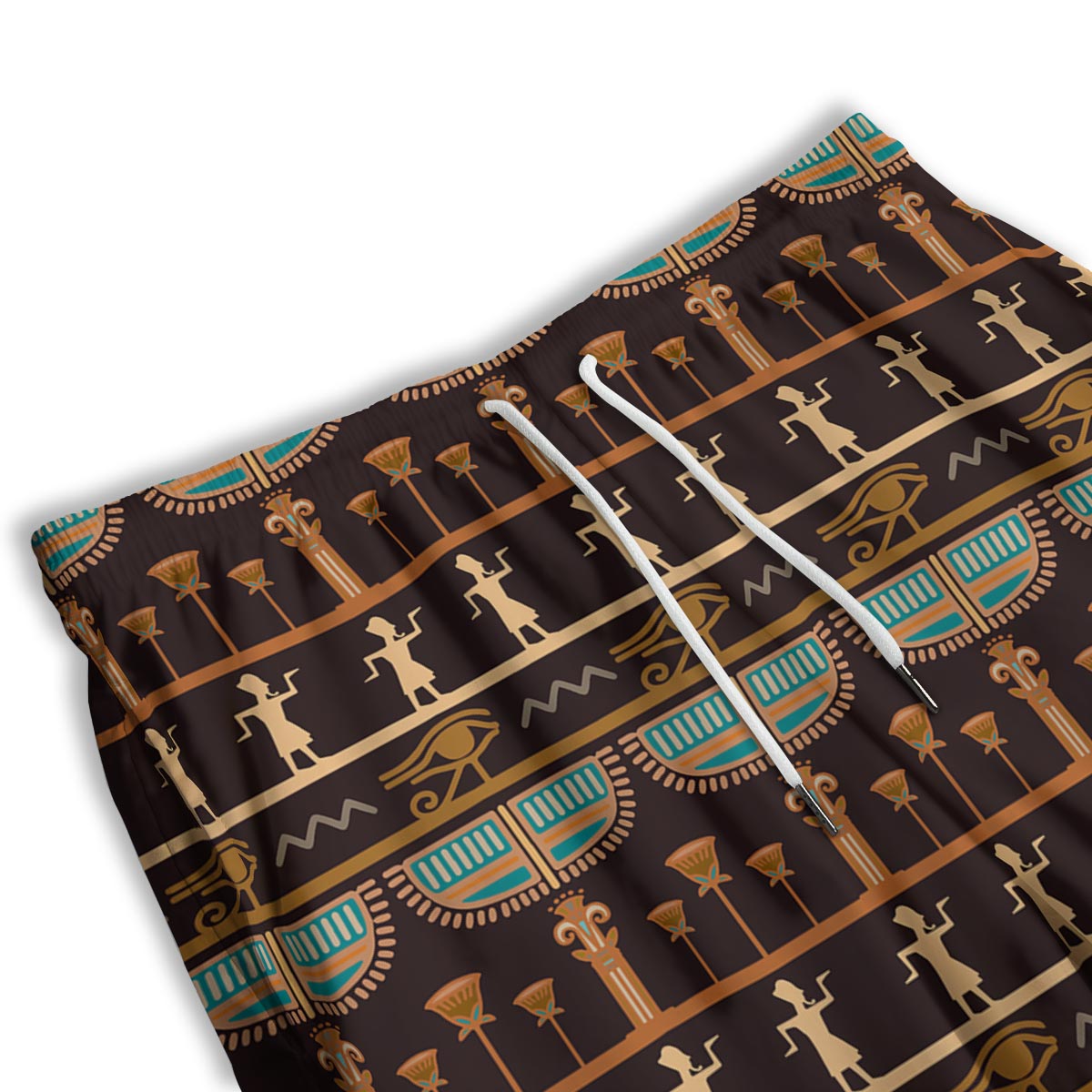 Egypt Tribal Print Pattern Men's Athletic Shorts