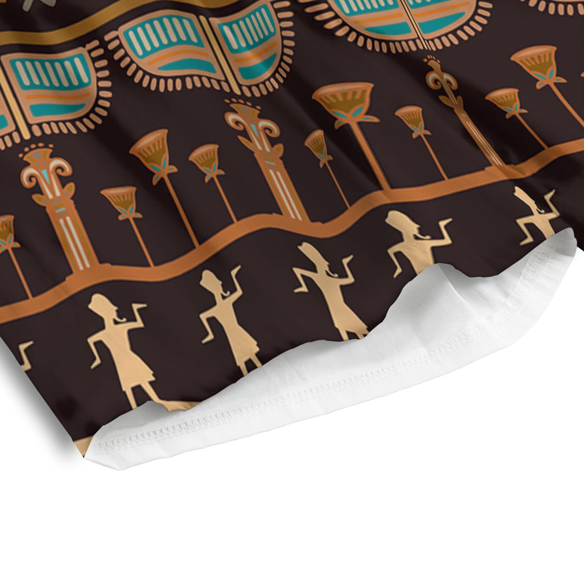 Egypt Tribal Print Pattern Men's Athletic Shorts