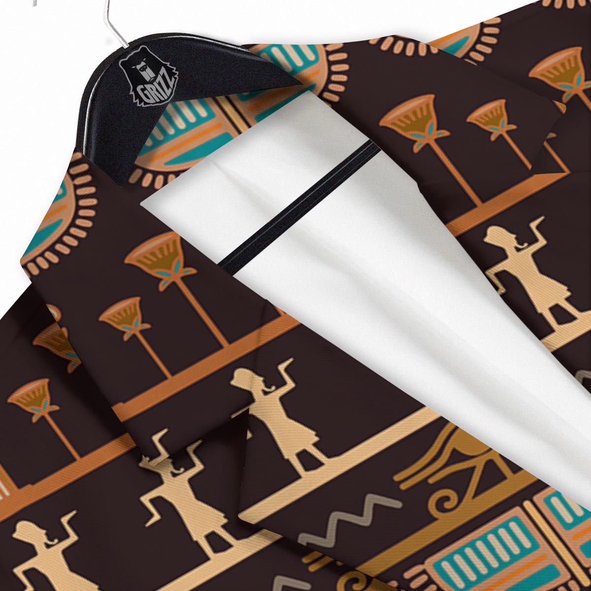Egypt Tribal Print Pattern Men's Sport Coat-grizzshop