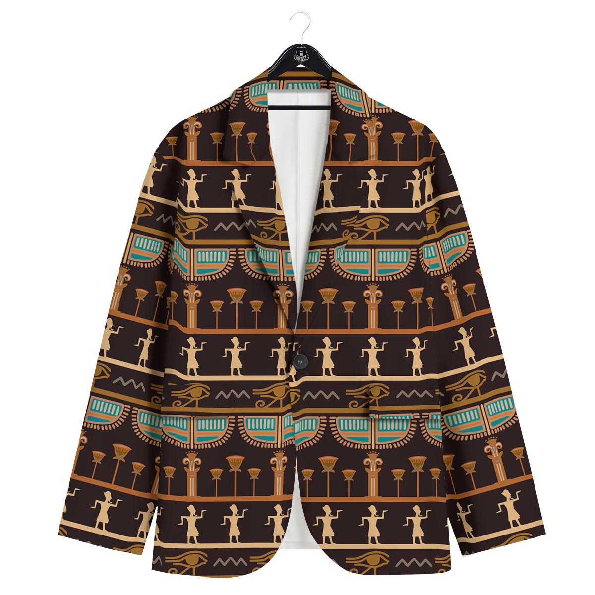 Egypt Tribal Print Pattern Men's Sport Coat-grizzshop