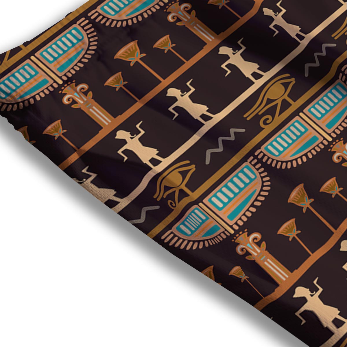 Egypt Tribal Print Pattern Mesh Shorts
