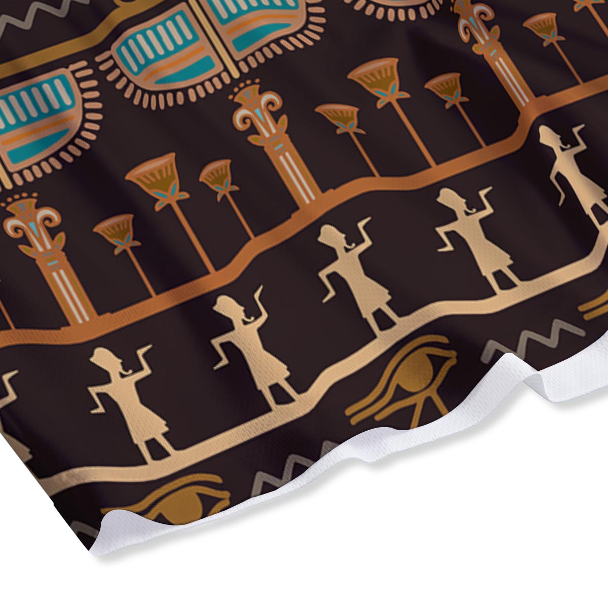 Egypt Tribal Print Pattern Mesh Shorts