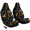 Egyptian Ancient Print Pattern Car Seat Covers-grizzshop