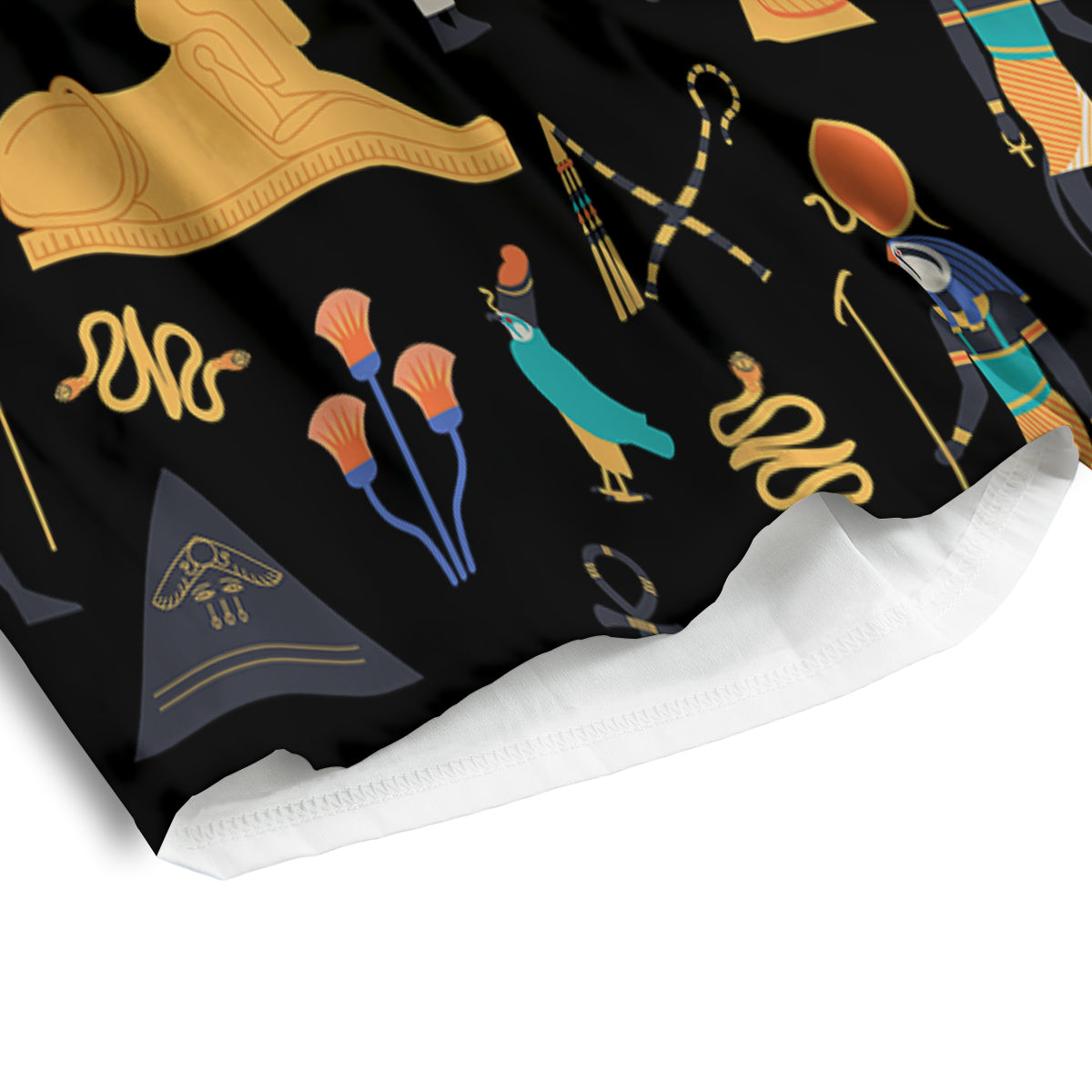 Egyptian Ancient Print Pattern Men's Athletic Shorts