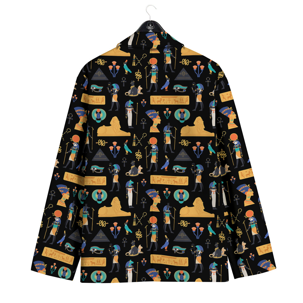 Egyptian Ancient Print Pattern Men's Sport Coat-grizzshop