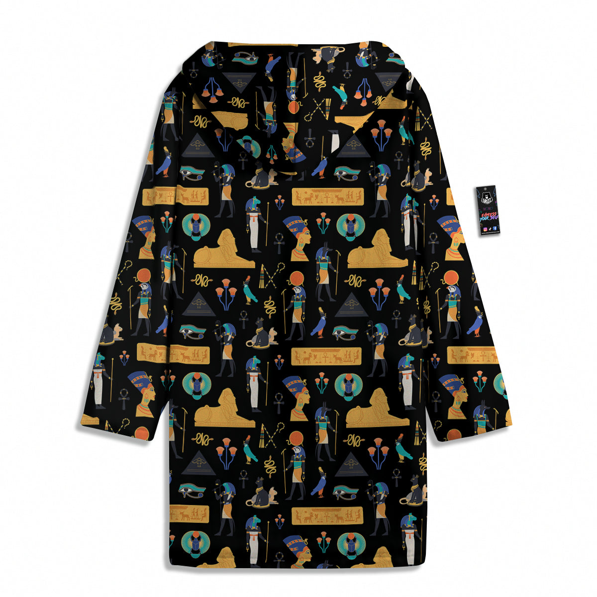 Egyptian Ancient Print Pattern Men's Windbreaker Jacket-grizzshop