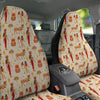 Egyptian Cow Hathor Goddess Print Pattern Car Seat Covers-grizzshop