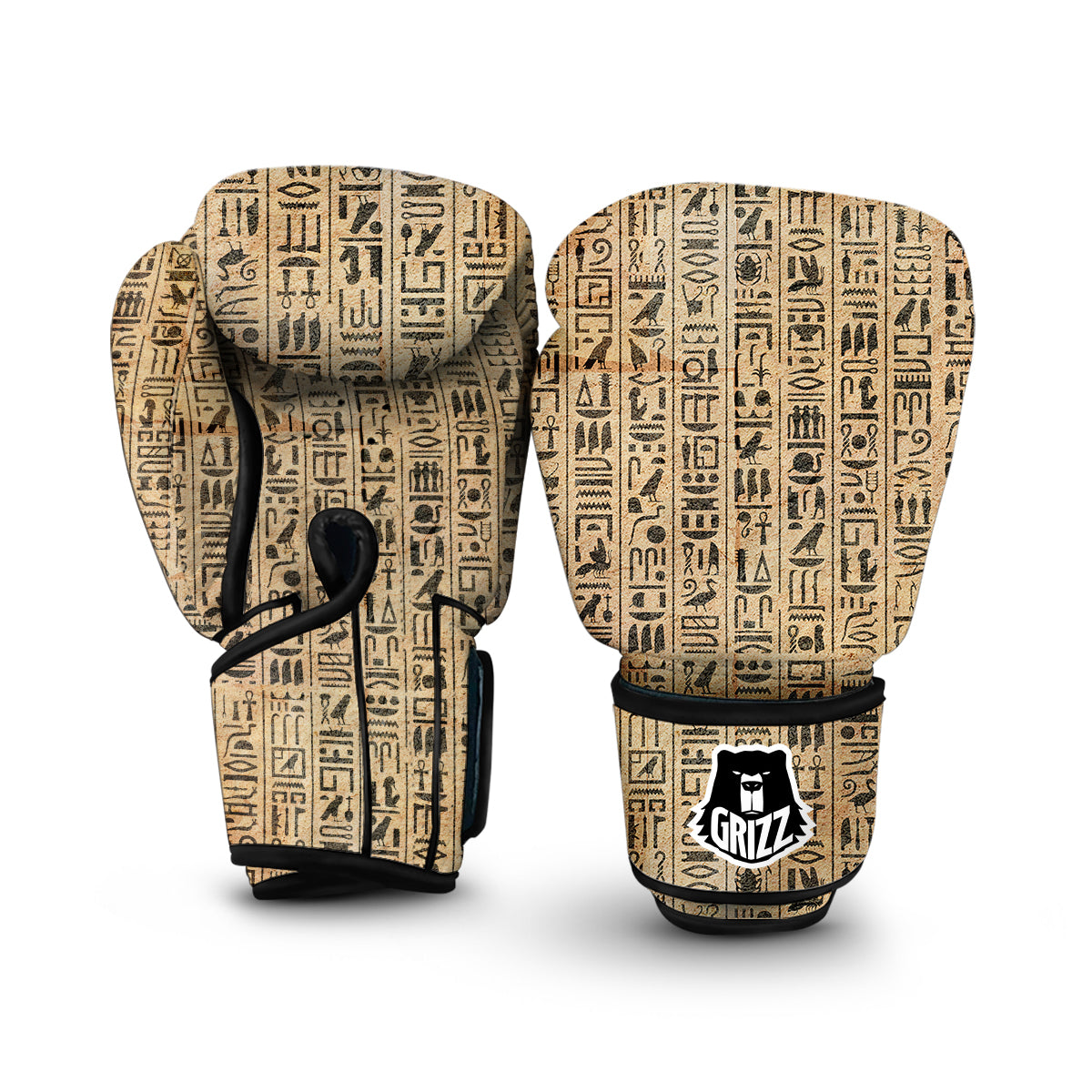 Egyptian Hieroglyphs Boxing Gloves-grizzshop