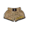 Egyptian Hieroglyphs Muay Thai Boxing Shorts-grizzshop