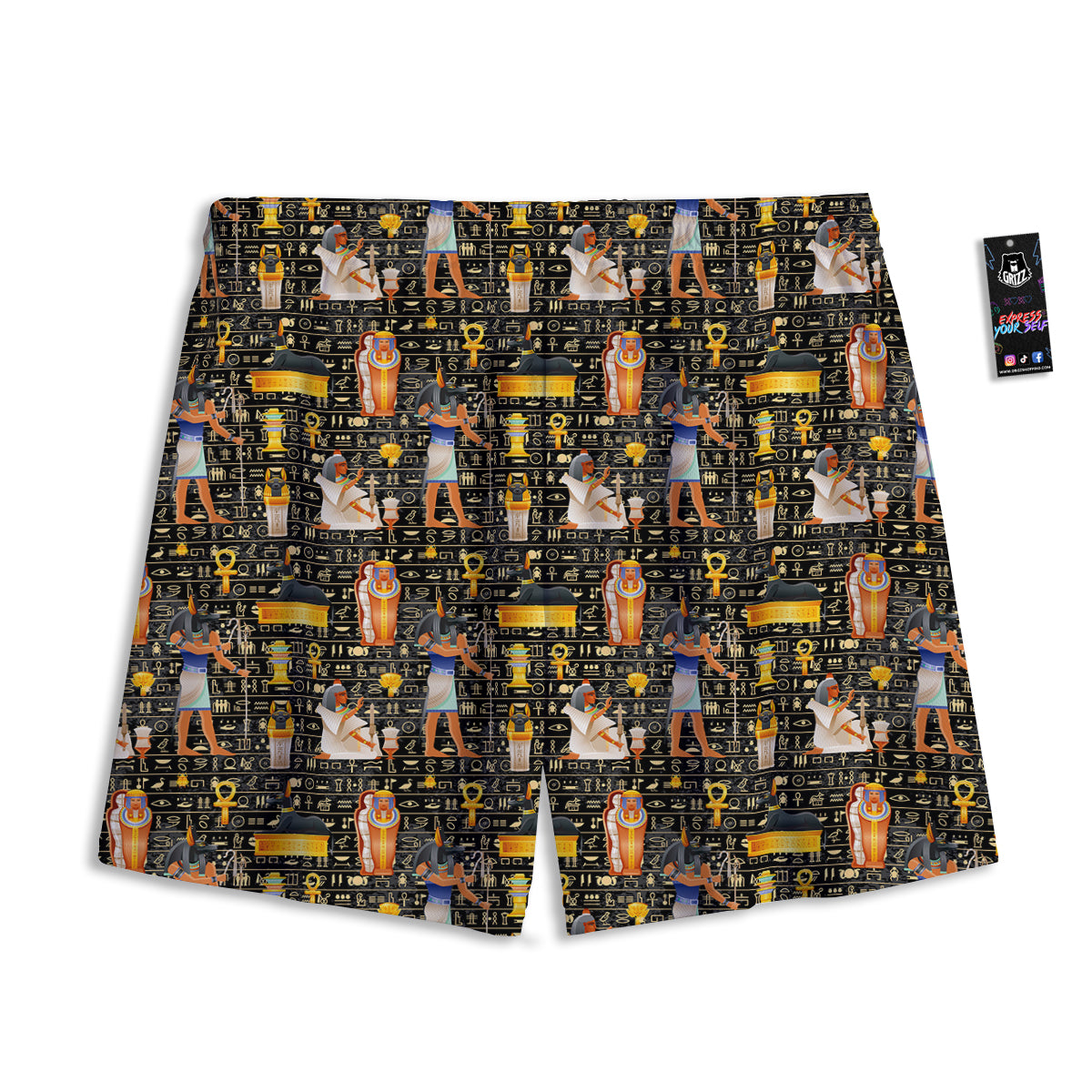 Fox Geometric Print Mesh Shorts