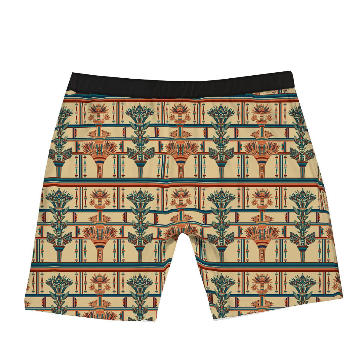 Egyptian Ornament Print Pattern Boxer Briefs-grizzshop