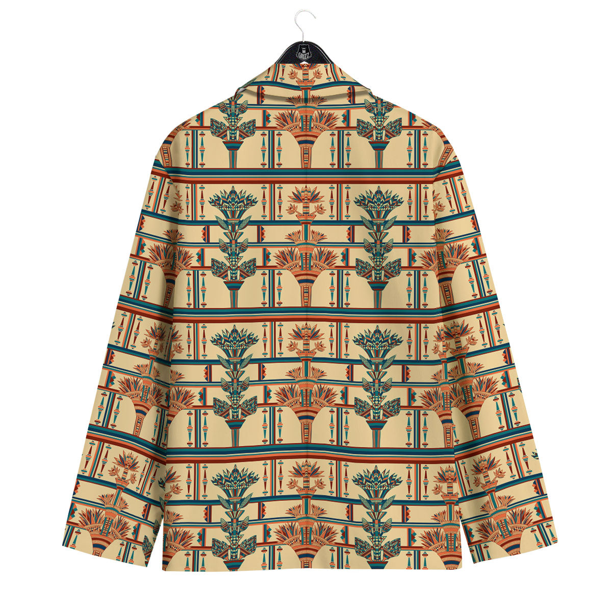 Egyptian Ornament Print Pattern Men's Sport Coat-grizzshop
