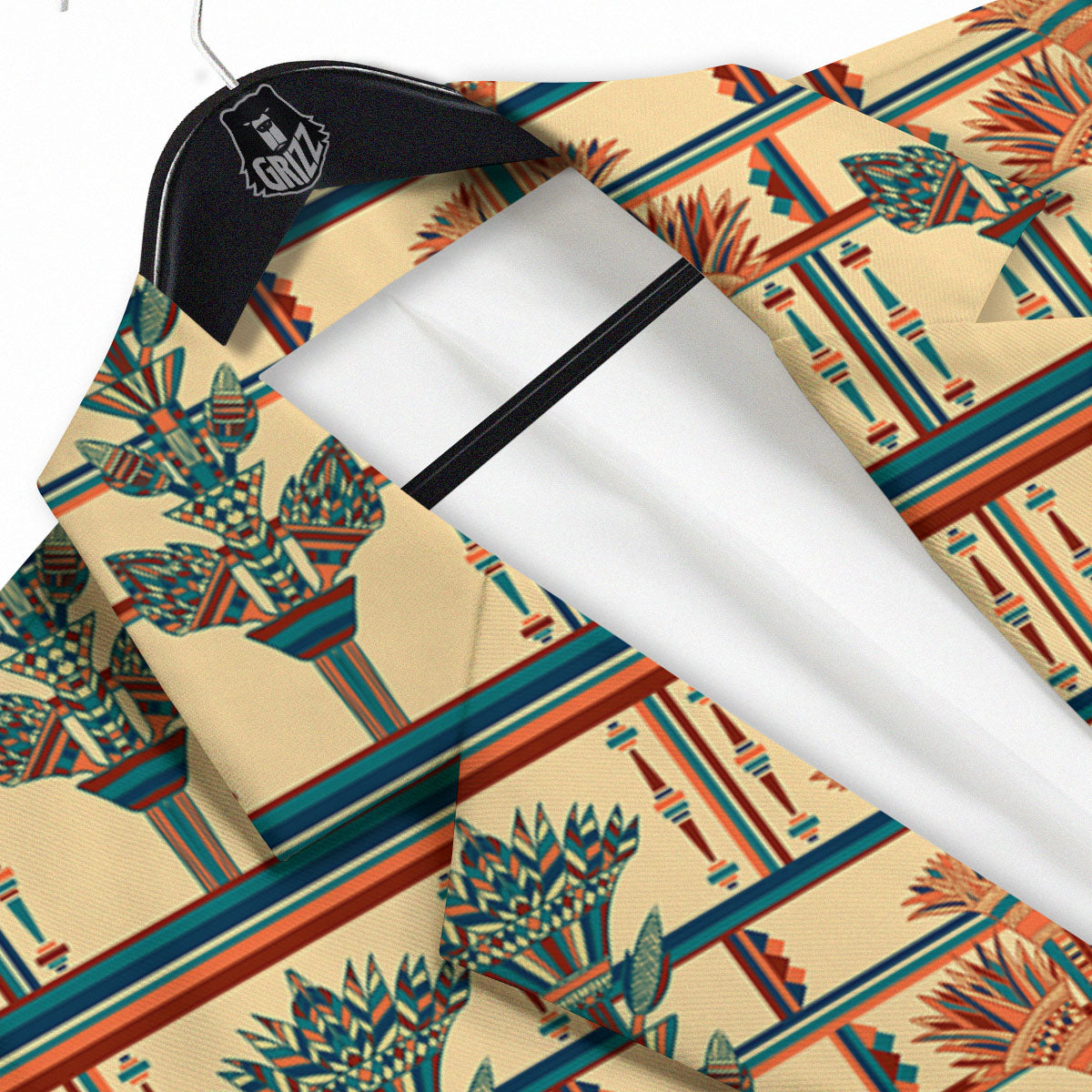 Egyptian Ornament Print Pattern Men's Sport Coat-grizzshop