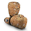 Egyptian Pattern Print Boxing Gloves-grizzshop