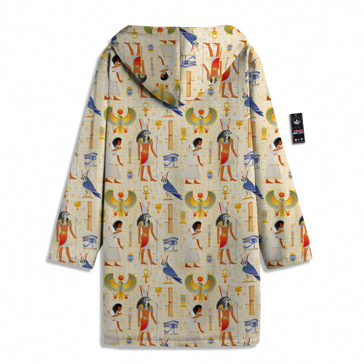 Egyptian Print Pattern Men's Windbreaker Jacket-grizzshop