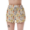 Egyptian Print Pattern Women's Shorts-grizzshop