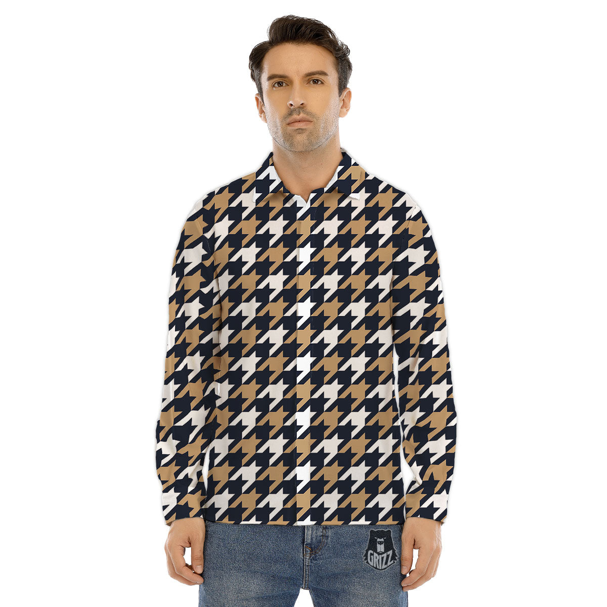 Egyptian Thoth Print Pattern Men's Dress Shirts-grizzshop