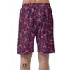 Eiffel Tower Heart Pattern Print Men's Shorts-grizzshop