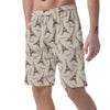 Eiffel Tower Pattern Print Men's Shorts-grizzshop